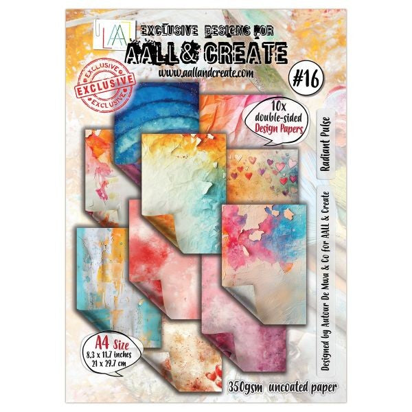A4 Design Paper - Radiant Pulse