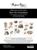 Afternoon in the Park - Rub On Transfers