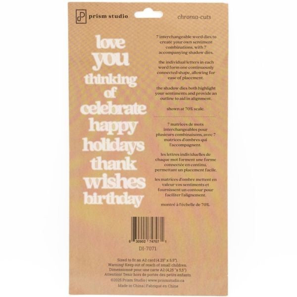 All Occasion Sentiments - Dies