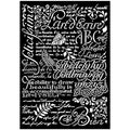 Art Stories - A3 Media Stencil - Writings