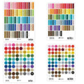 Assorted Distress Labels - White