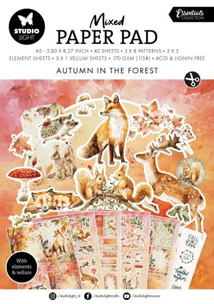Autumn Essentials - Mixed Paper Pad