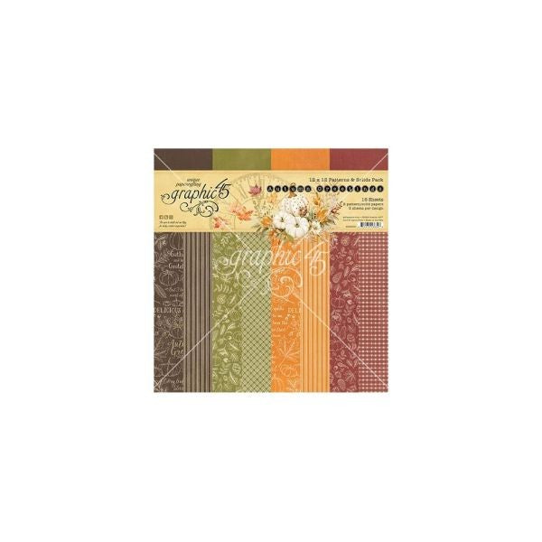 Autumn Greetings - 12x12 Collection Pack - Patterns & Solids