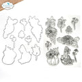 Autumn Harvest - Autumn Harvest Florals - Stamp & Die Set