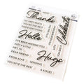 Basic Sentiments Clear Stamps