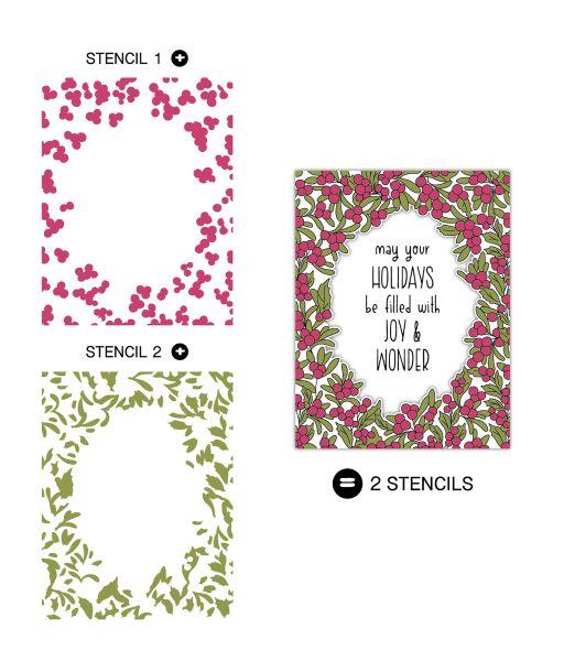 Berry Beautiful  - Layering Stencils