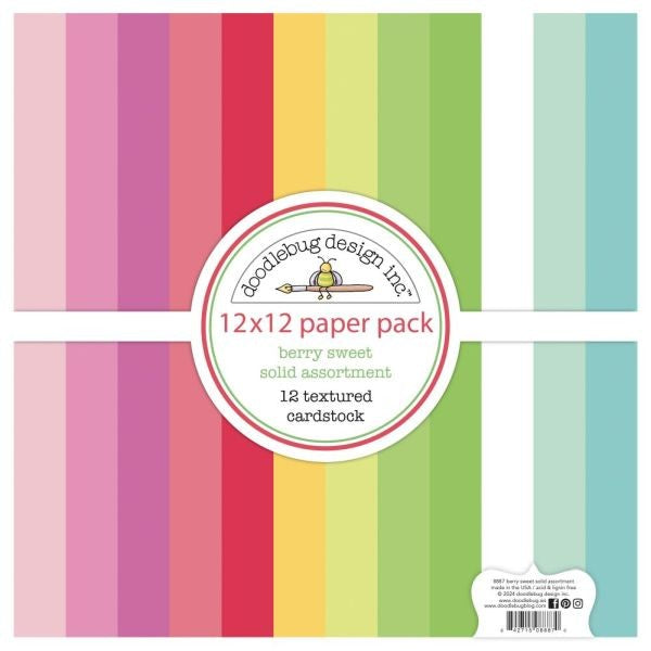 Berry Sweet - 12x12 Collection Pack - Textured Cardstock