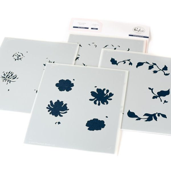 Best Wishes - Layering Stencils
