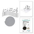 Bibi's Musical Notes Collection - Musical Notes & Stave Pop-Up Dies