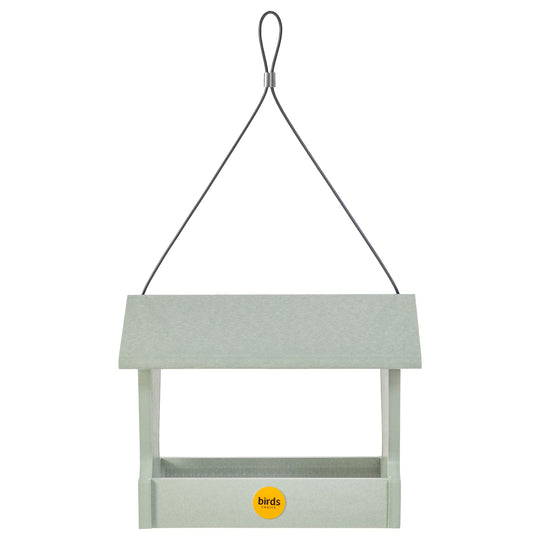 Birds Choice Medium Hopper Feeder in Sage Green Recycled Plastic