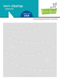 Bunting Background Stencils
