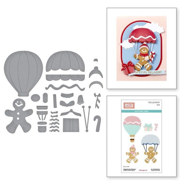 Candy Christmas Collection - Gingerbread Delivery Dies