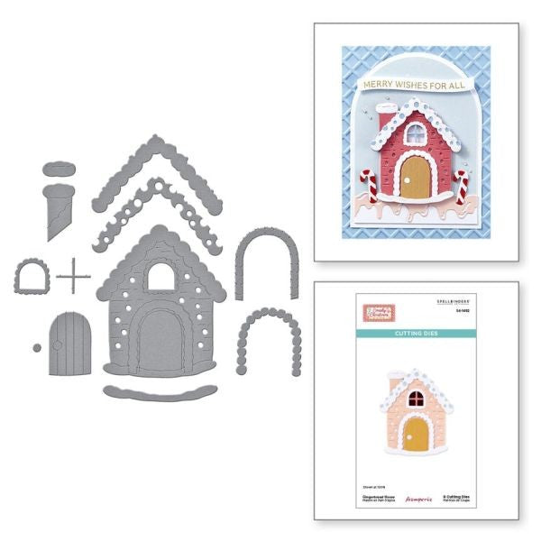 Candy Christmas Collection - Gingerbread House Dies