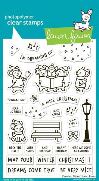Caroling Mice - Clear Stamps
