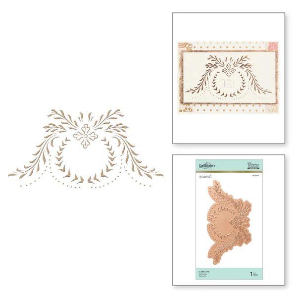Cartouche Glimmer Hot Foil Plate