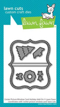 Center Picture Window Card Holiday Add-On Dies