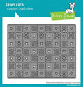 Checkered Hearts Backdrop Landscape Die