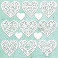 Chippies - Decor - Hearts Filigree