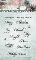 Christmas Blush - Clear Stamps - Holiday Wishes