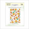 Cinnamon Sticks and Oranges - Layering Stencils