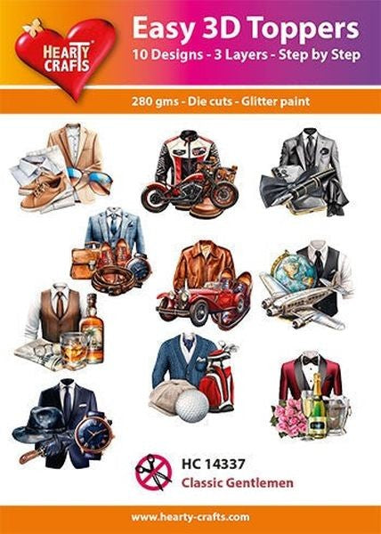 Classic Gentlemen - Easy 3D Toppers