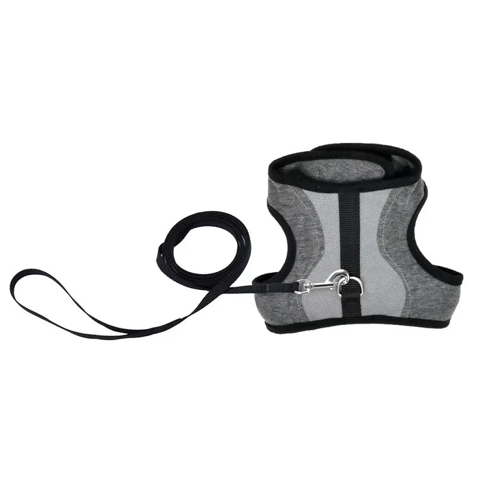 Coastal Adjustable Cat Wrap Harness with 6' Leash