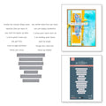 Collaged Birds Collection - Hoding Your Heart Sentiments BetterPress Plates & Die Set
