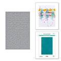 Collaged Birds Collection - Scribbled Letter Embossing Folder