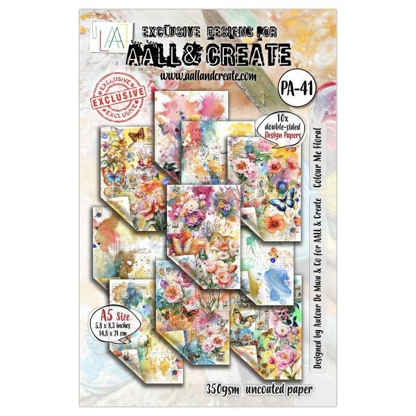 Colour Me Floral - A5 Design Paper