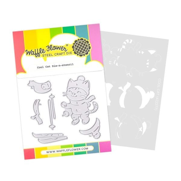 Cool Cat - Die & Stencil Set
