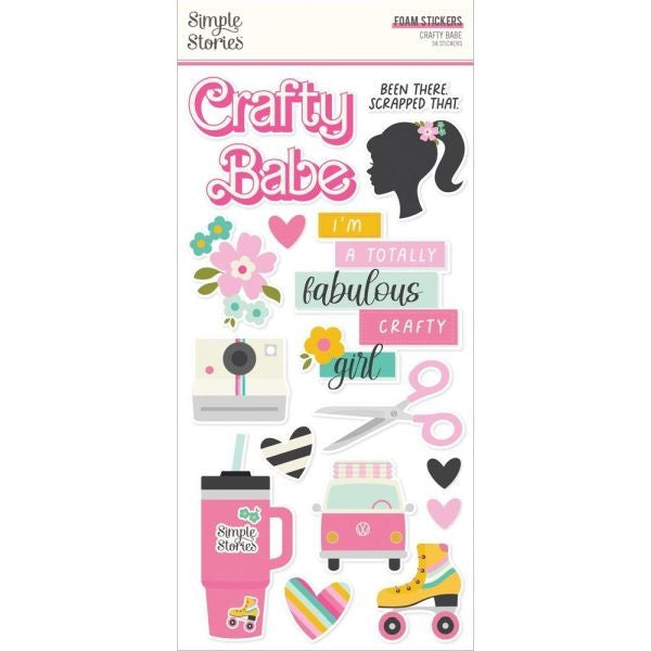 Crafty Babe - Foam Stickers