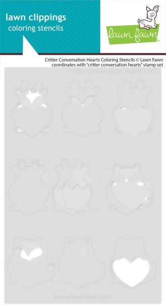 Crtitter Conversation Hearts - Coloring Stencils