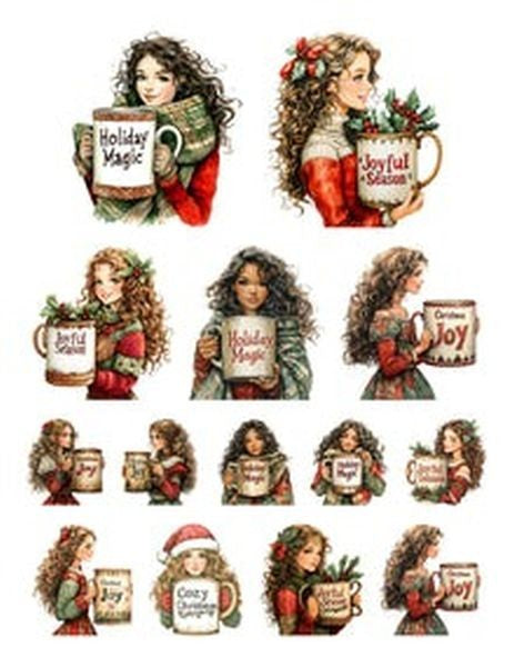 Cup of Christms Cheer - Ephemera