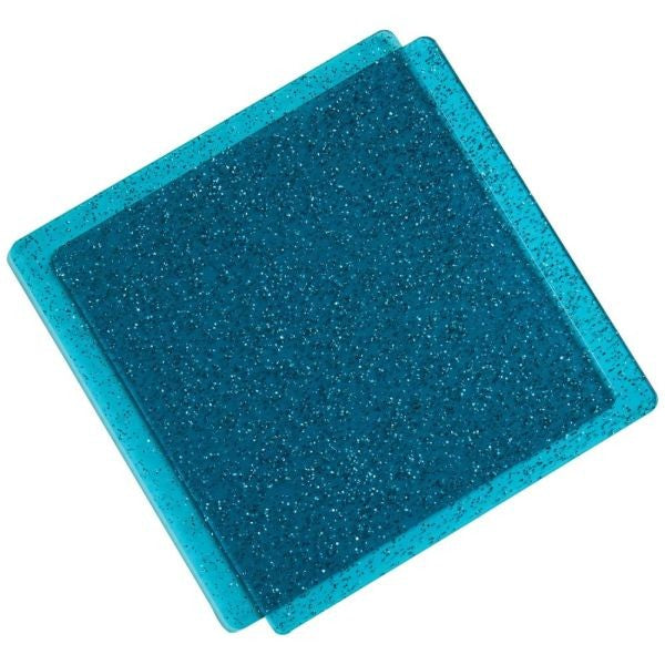 Cutting Pads - 6x6 - Teal with Glitter