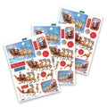 Die Cut Decoupage - Santa in the Sky