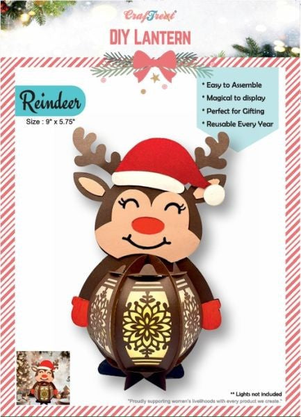 DIY Paper Lanterns - Reindeer