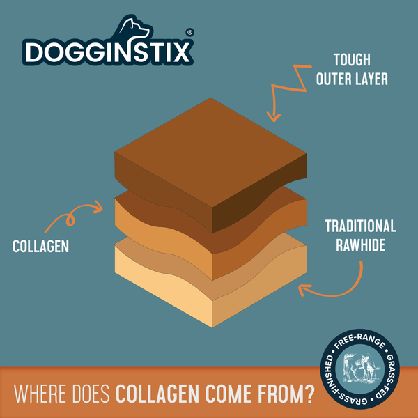 Dogginstix Lamb Collagen - Cosmic Donut Dog Treats