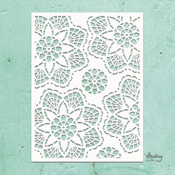 Doilies - 6x8 Stencil