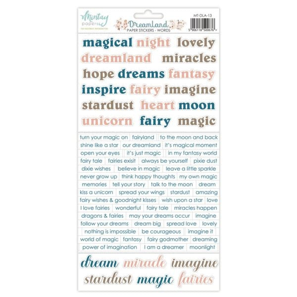 Dreamland - Stickers - Words