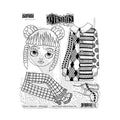 Dylusions Cling Stamps -  Maybe Thursday