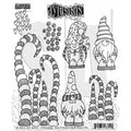 Dylusions Cling Stamps - No Place Like Gnome