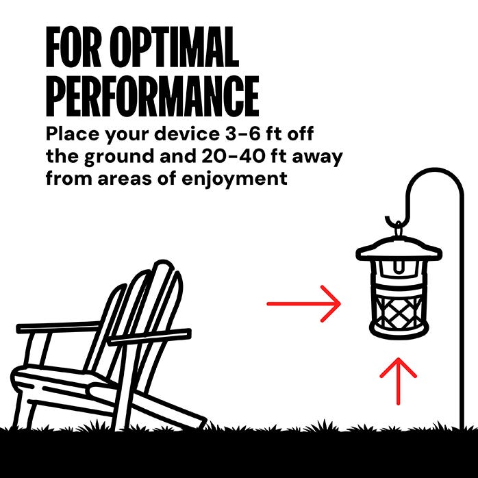 Dynatrap® 1/2 Acre LED Mosquito & Insect Trap Black