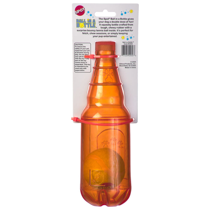 Ethical Pet Spot Ball In A Bottle Soda Assorted Dog Toy