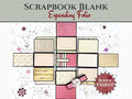 Expanding Folio Scrapbook Blanks - Kraft