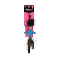 fabdog Floppy Peacock Teaser Cat Toy