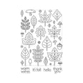 Fall Pattern Clear Stamps