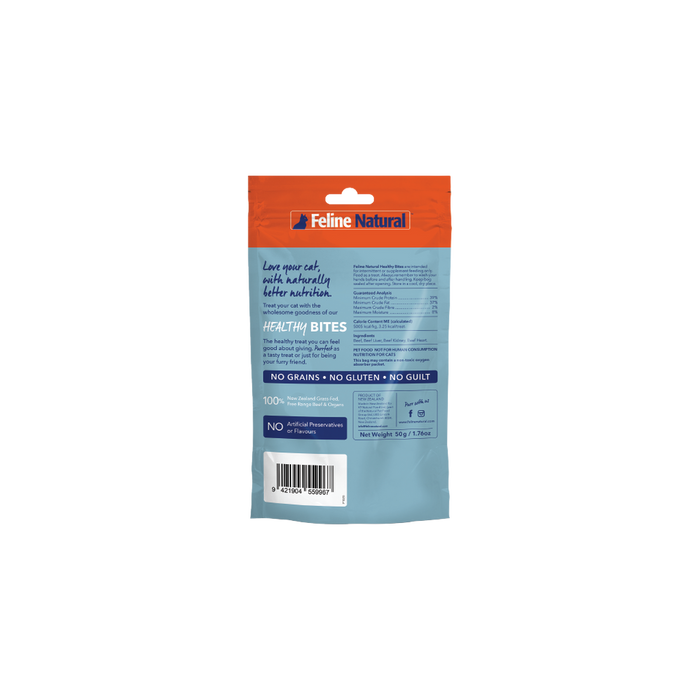 Feline Natural Beef Healthy Bites Cat Treats