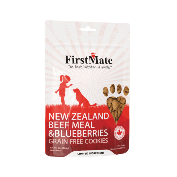 FirstMate Pet Foods Beef Meal & Blueberries Treats for Dogs