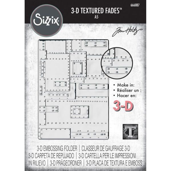 Foundry - A5 3D Embossing Folder