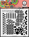 Frantic Deco Stencil